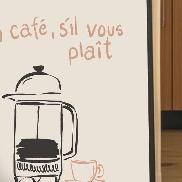detalj bild kaffe poster