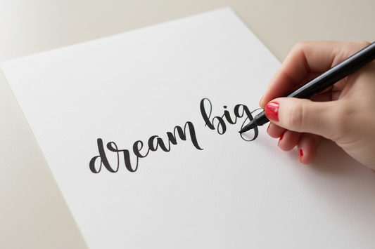 Handskriven kalligrafi och typografiposters – från penna till färdig konst