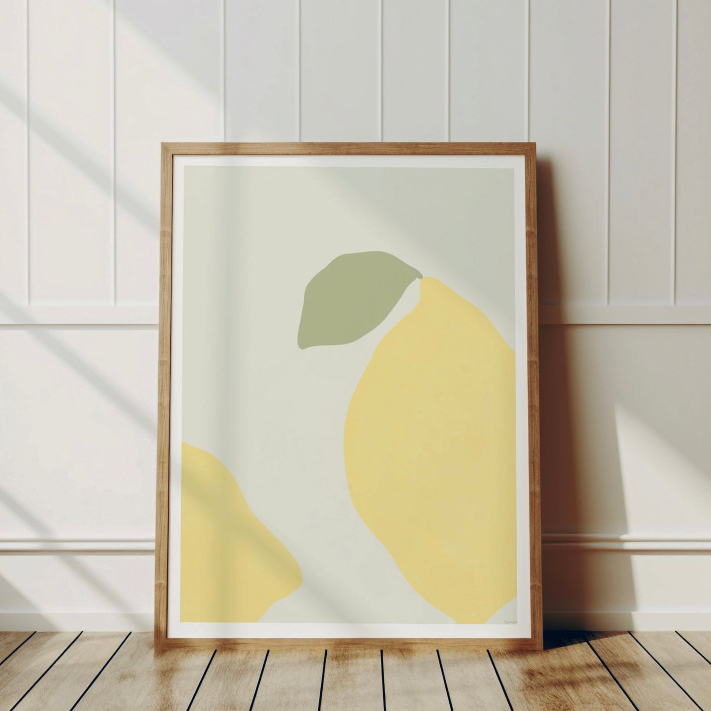 Yellow Lemon Poster Digital Download