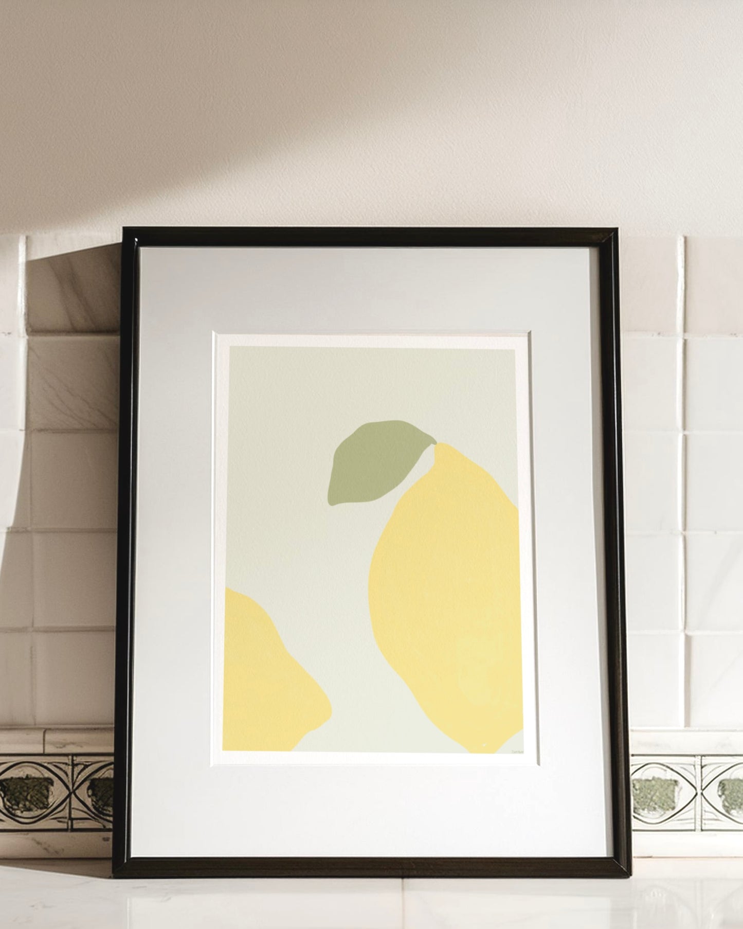 Yellow Lemon Poster Digital Download