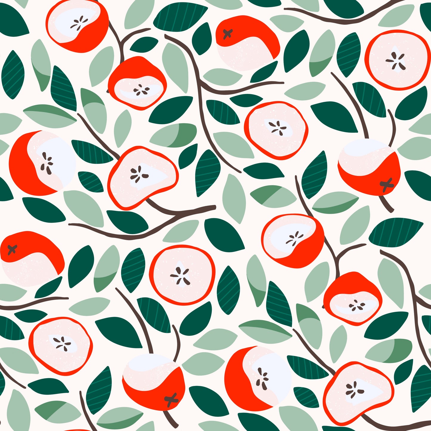 Apple Light Seamless Pattern