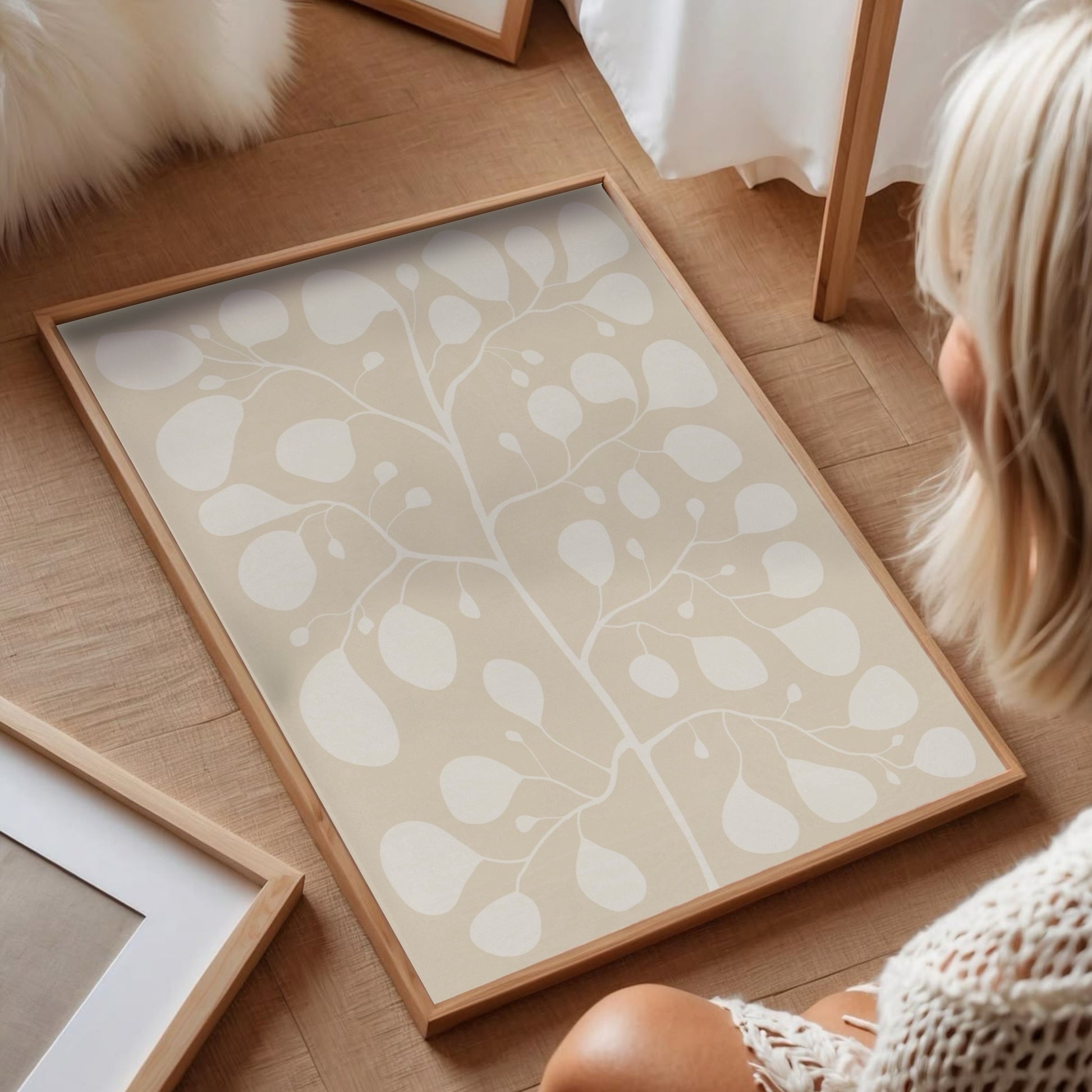 Flat lay print i ram 