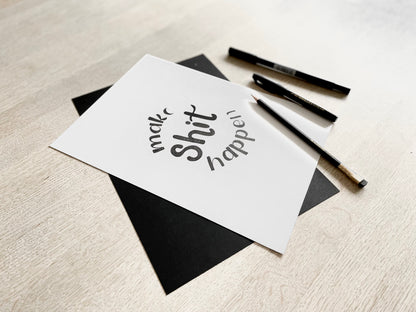 Workshop 25 april - Din kreativa paus i Roslagen – modern kalligrafi och handritad text i Österskär