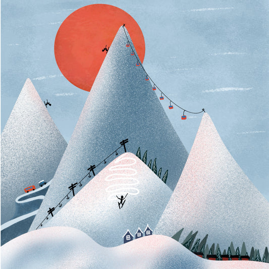 Winter Season Card Skiing in the Alps