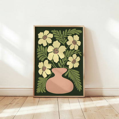 Poppy Green-poster som väggkonst i hemmet