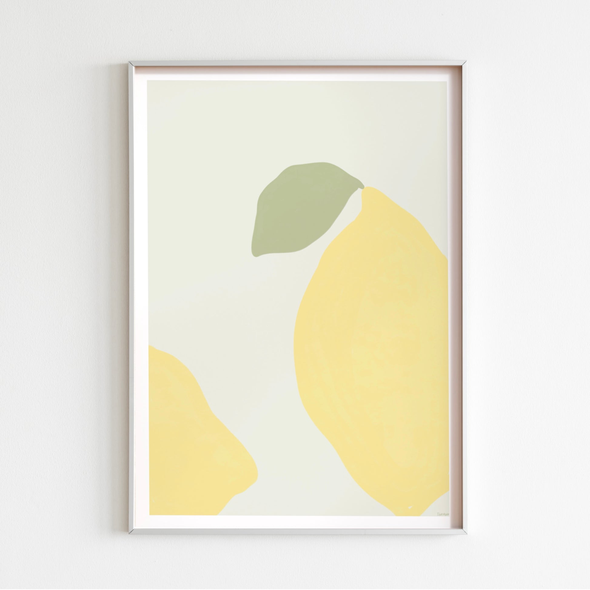 citron gul citrus poster Tove Malm