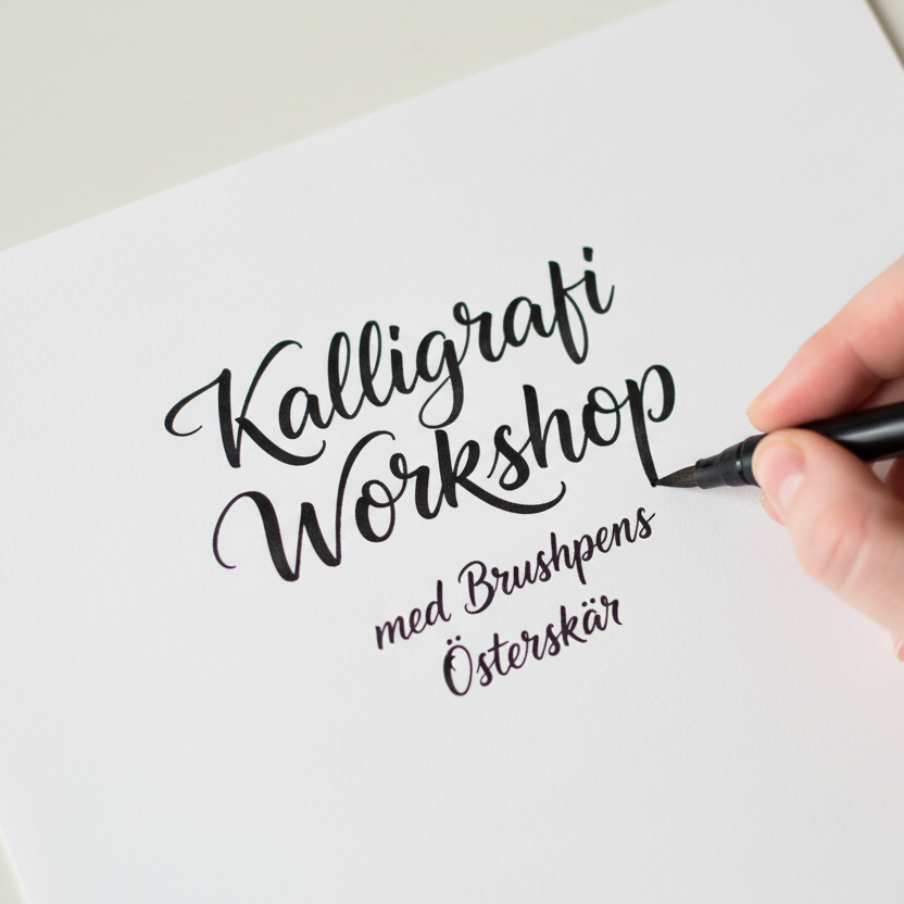 Kalligrafi Workshop Österskär