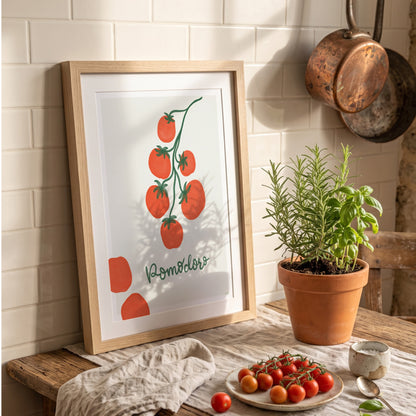 Pomodoro-Druck | Italienisches Tomatenplakat