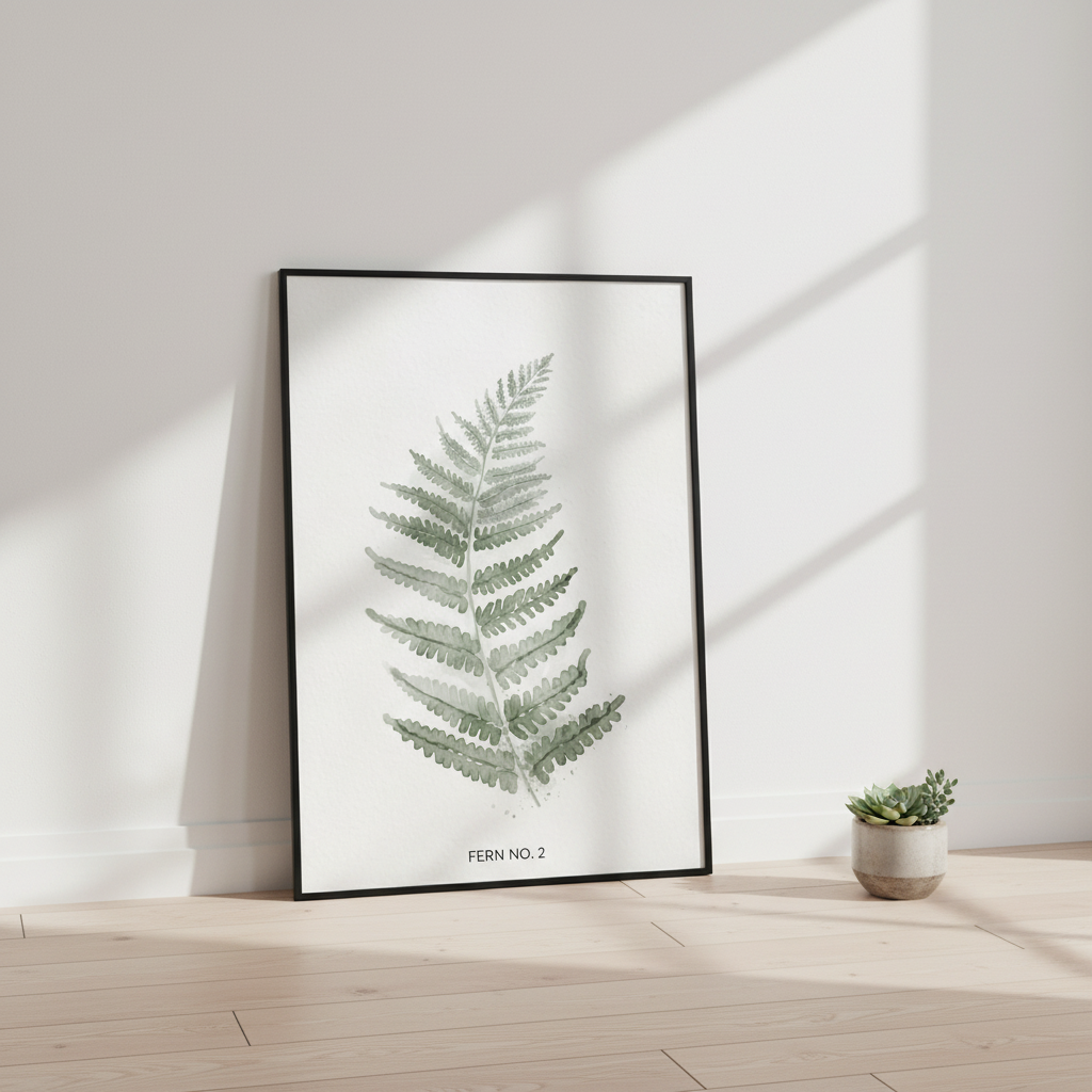 Poster lutad mot vägg